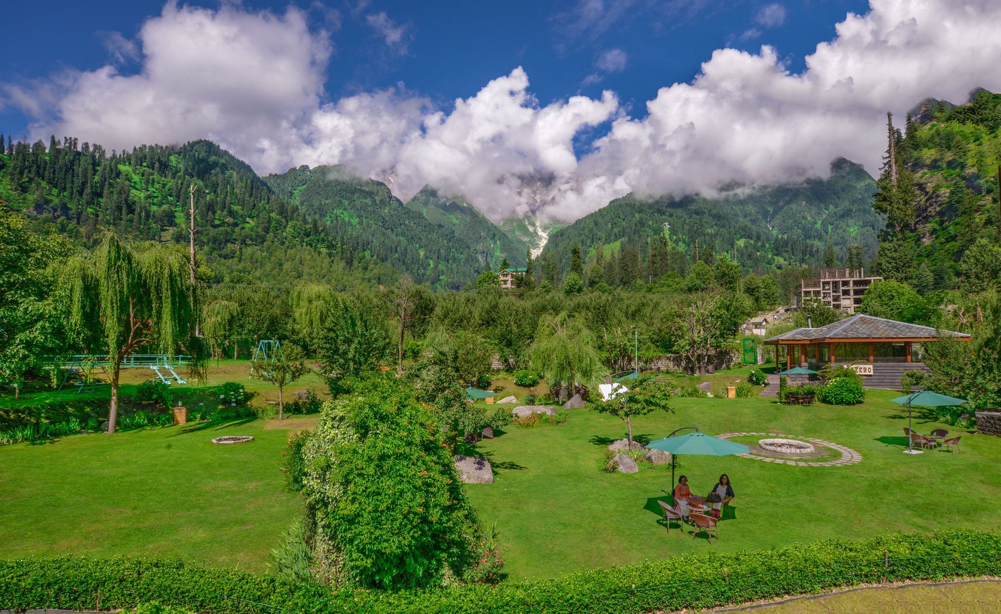 Solang Valley Resort Palchān Exteriér fotografie